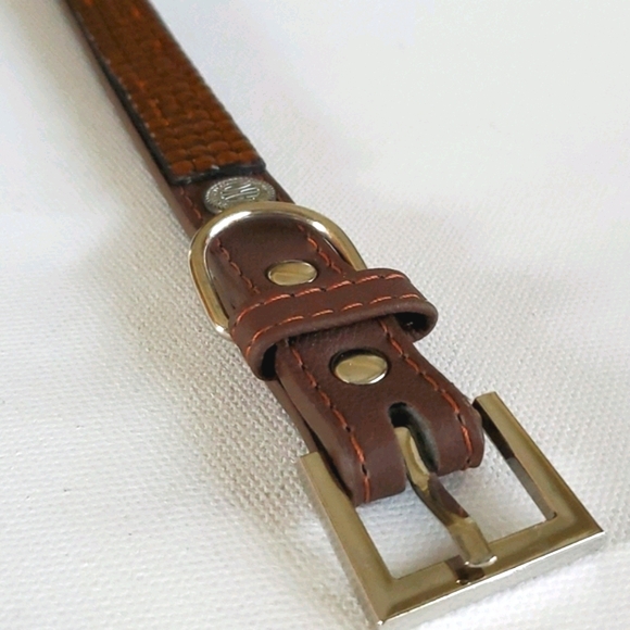 Dog Collar AKC Brown on Brown Bling - Picture 5 of 14